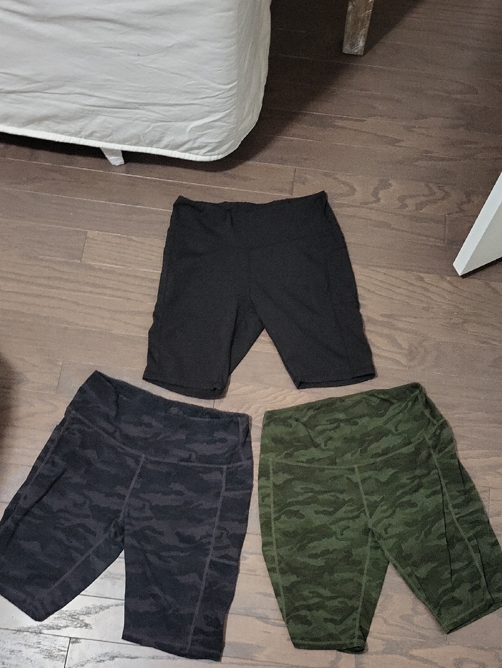 Amazon Brand 3 Pairs Womens Yoga Biker Shorts